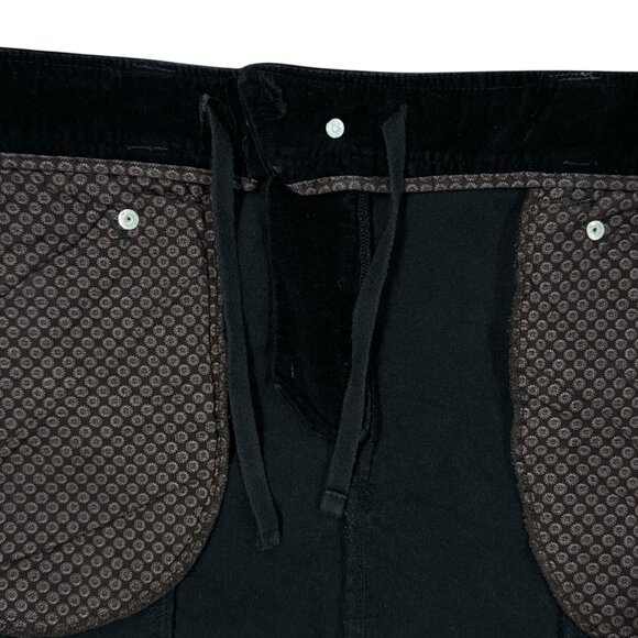 Athleta Skirt Womens Size 12 Black Corduroy Mini Pockets Minimal Academic Casual - Picture 11 of 12